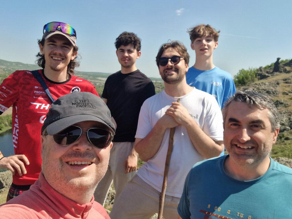 Selfie mit Kollegen von Noser Bulgaria